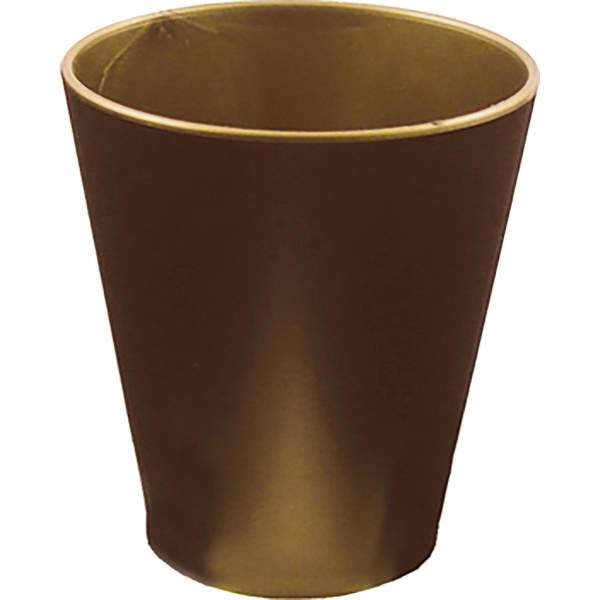 1.5 oz. Colored Plastic Shot Glass, USA made of rugged Styrene... from ASI 61952 Howw Mfg Co Inc / Howw USA