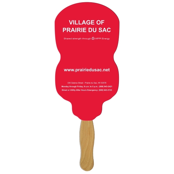 Neon light bulb shaped digital economy fans with double sided film... from ASI 67620 Lion Circle Corp / Lion/Circle