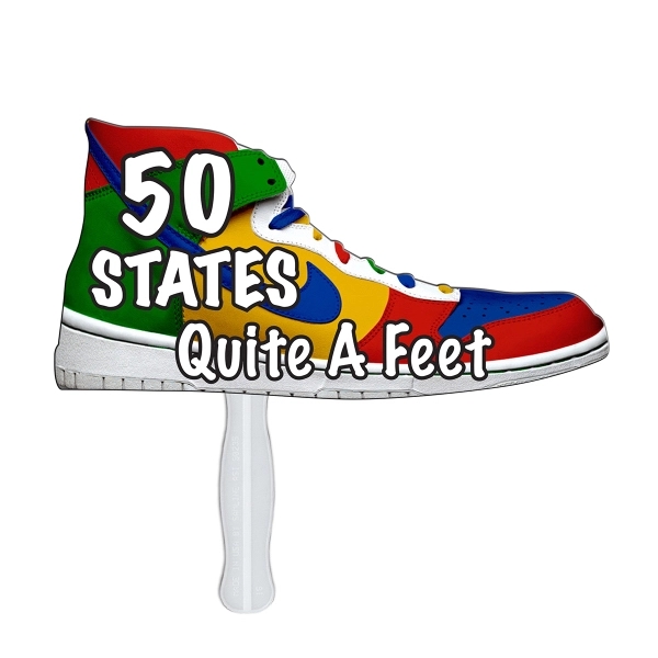 Shoe shape digital econo fan with wooden stick.... from ASI 67620 Lion Circle Corp / Lion/Circle