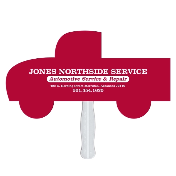 Pick-up truck shape digital econo fan with wooden stick.... from ASI 67620 Lion Circle Corp / Lion/Circle