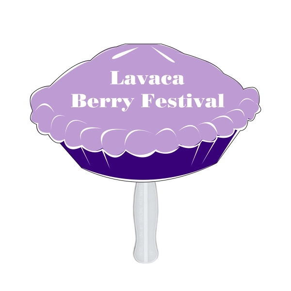 Pie shaped digital economy fans with double sided film lamination.... from ASI 67620 Lion Circle Corp / Lion/Circle