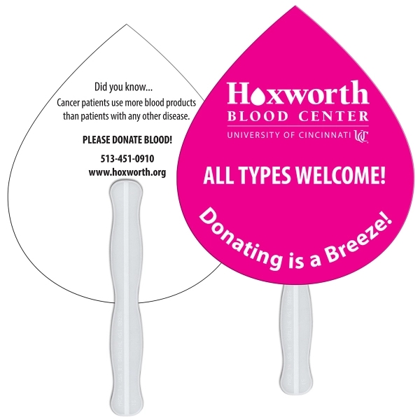 Tear drop shape digital econo fan with wooden stick.... from ASI 67620 Lion Circle Corp / Lion/Circle