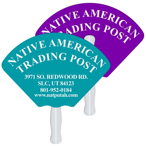 Shell shape digital econo fan with wooden stick.... from ASI 67620 Lion Circle Corp / Lion/Circle