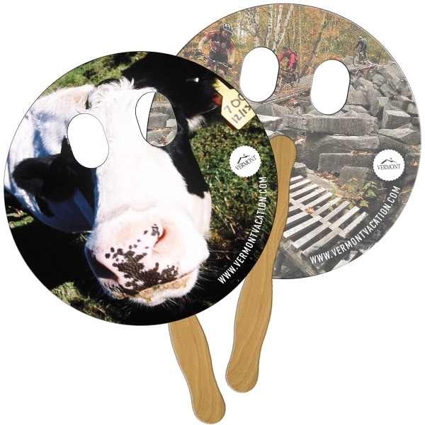 Circle with cut out eyes digital economy fans with double sided... from ASI 67620 Lion Circle Corp / Lion/Circle