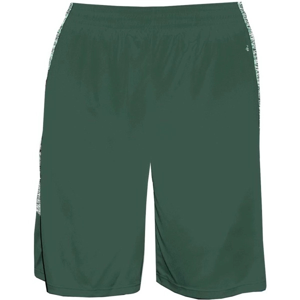 Panel shorts with sublimated digital side inserts, 2" covered elastic waistband... from ASI 37461 Augusta Sportswear
