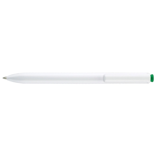 Celina Prime plunger-action pen with a white barrel, see-through colored plunger,... from ASI 82498 RiteLine LLC