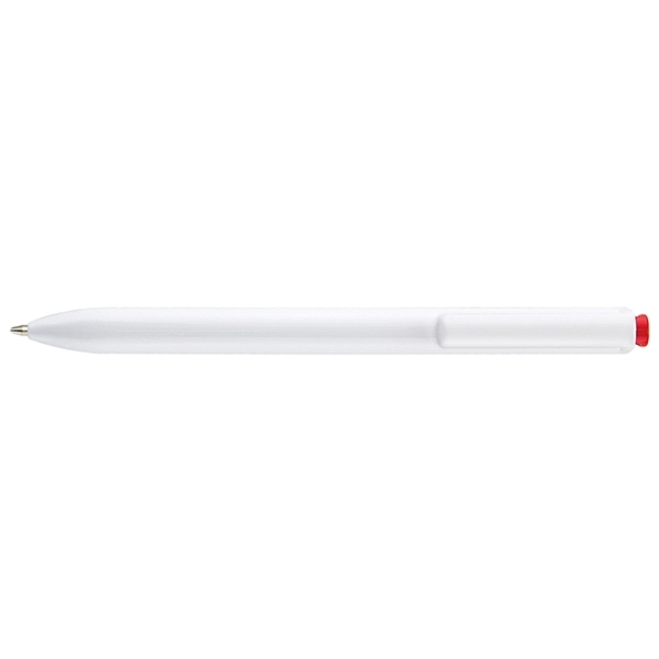 Celina Prime plunger-action pen with a white barrel, see-through colored plunger,... from ASI 82498 RiteLine LLC