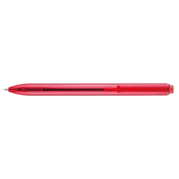 Celina clear clip-action pen with a one-piece barrel, color-matched see-through, opaque... from ASI 82498 RiteLine LLC