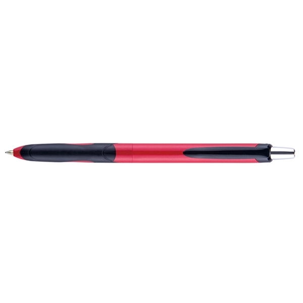Del Rio Vivid plunger-action pen with an opaque colored barrel and... from ASI 82498 RiteLine LLC
