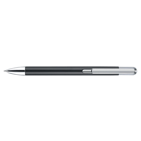 Denton plunger-action pen made of metal with a chrome tip and... from ASI 82498 RiteLine LLC