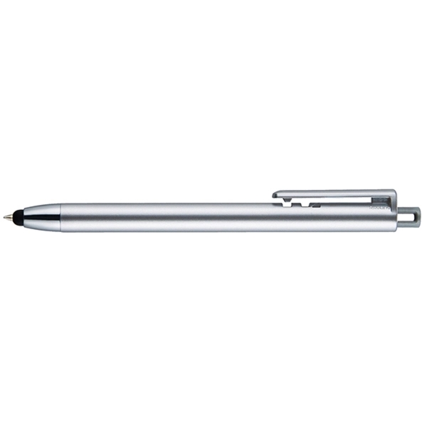 Celina pen with a one-piece satin metallic barrel with chrome tip... from ASI 82498 RiteLine LLC