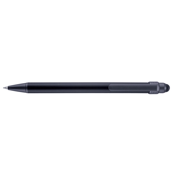 Metallic pen with retractable clip action mechanism, black ink and matte... from ASI 82498 RiteLine LLC