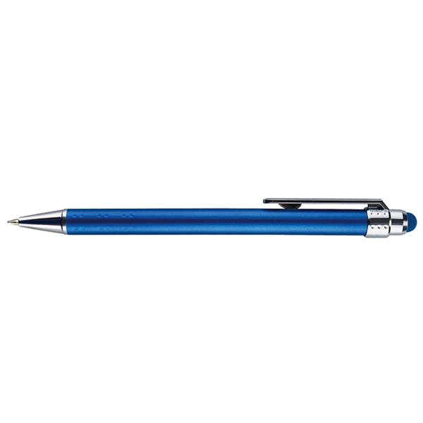 Retractable style pen with metallic barrel, satin finish and color-matched stylus;... from ASI 82498 RiteLine LLC