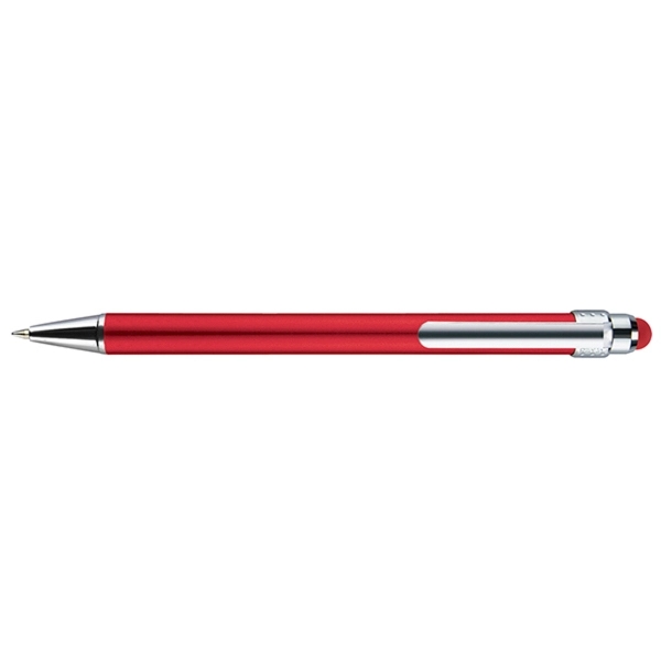 Retractable style pen with metallic barrel, satin finish and color-matched stylus;... from ASI 82498 RiteLine LLC