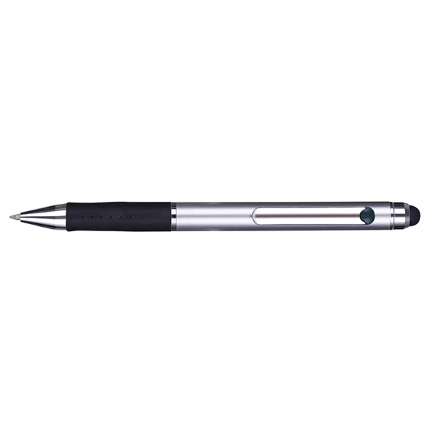 Laredo stylus clip-action pen with a metallic barrel featuring a color-matched... from ASI 82498 RiteLine LLC