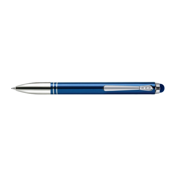 Tyler twist-action pen with a matching stylus, glossy metallic barrel, and... from ASI 82498 RiteLine LLC