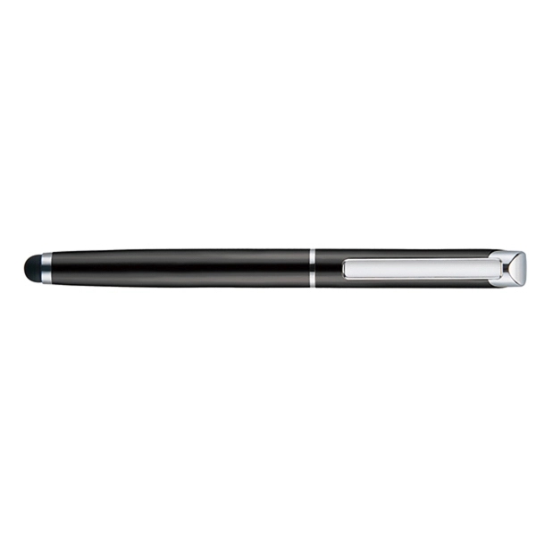 Lucas cap-off style stylus pen with a metal barrel with satin... from ASI 82498 RiteLine LLC