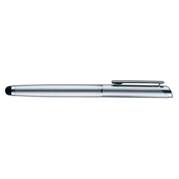 Lucas cap-off style stylus pen with a metal barrel with satin... from ASI 82498 RiteLine LLC