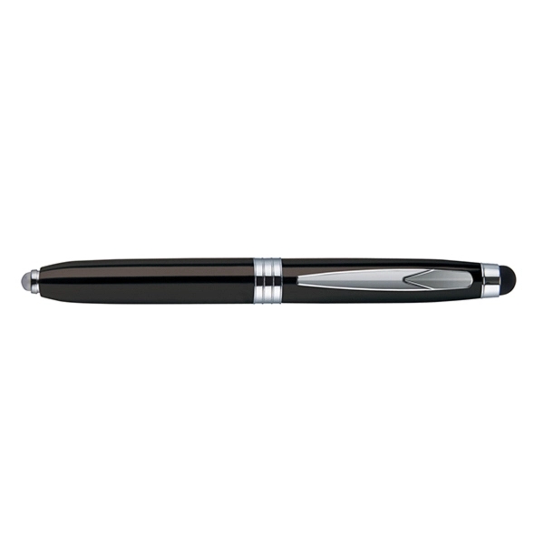 Hugo cap-off stylus/light pen with a contoured metal barrel and a... from ASI 82498 RiteLine LLC