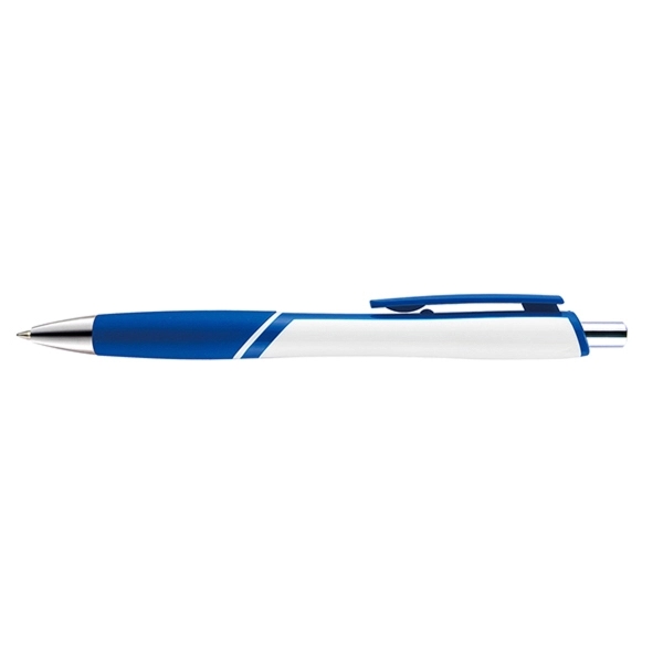 Hico Prime plunger-action RitePlus Ink™ pen with a bright white contoured... from ASI 82498 RiteLine LLC