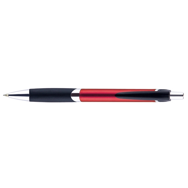 Osage plunger-action RitePlus Ink™ pen with a metallic barrel, chrome tip,... from ASI 82498 RiteLine LLC