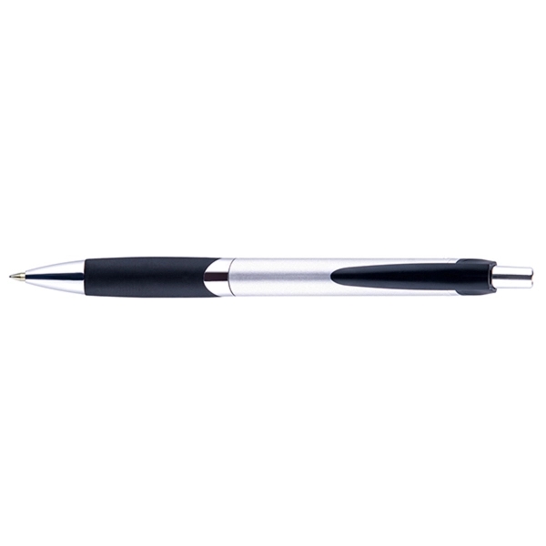 Osage plunger-action RitePlus Ink™ pen with a metallic barrel, chrome tip,... from ASI 82498 RiteLine LLC