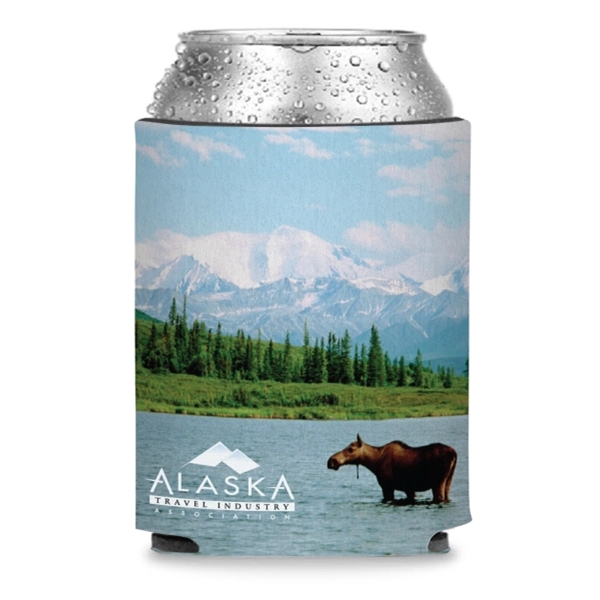 Collapsible Premium Foam Can Cooler - Full Color Sublimation... from ASI 68366 Makana Line LLC / Makana Line