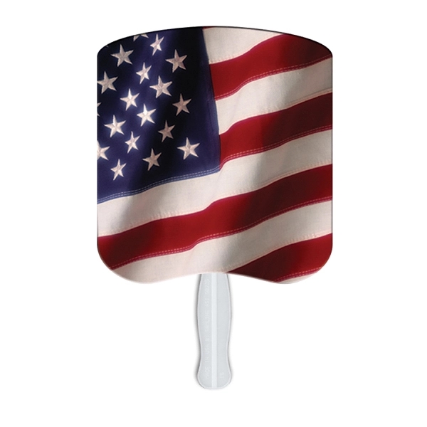Flag fan is a heavy 22 pt. high density white poster... from ASI 67620 Lion Circle Corp / Lion/Circle