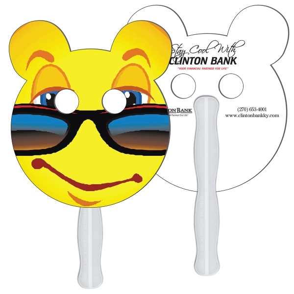 Panda bear shaped digital economy fans with double sided film lamination.... from ASI 67620 Lion Circle Corp / Lion/Circle