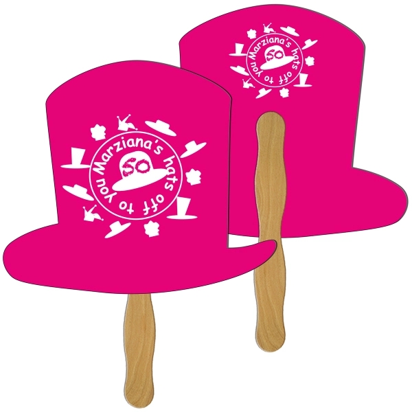 Top hat shaped digital economy fans with double sided film lamination.... from ASI 67620 Lion Circle Corp / Lion/Circle