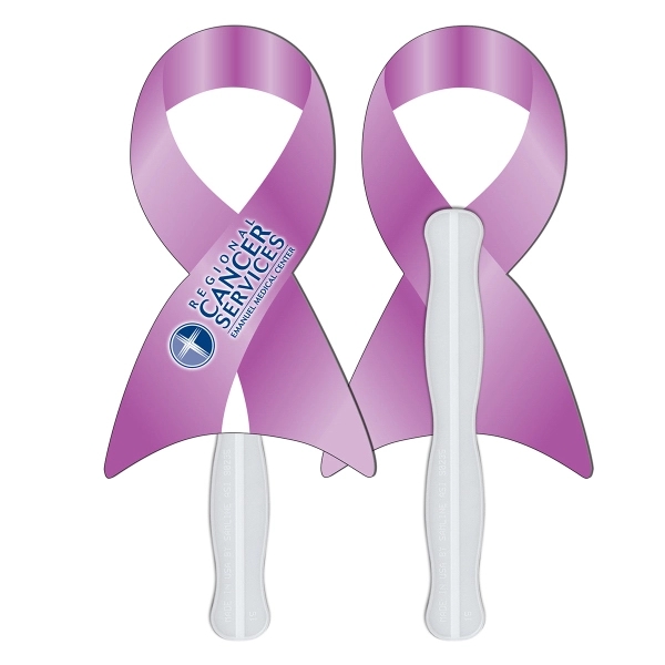 Ribbon shaped digital economy fans with double sided film lamination.... from ASI 67620 Lion Circle Corp / Lion/Circle