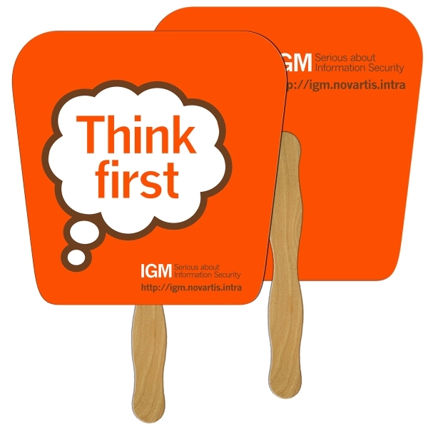 Tapered square digital economy fans with double sided film lamination.... from ASI 67620 Lion Circle Corp / Lion/Circle