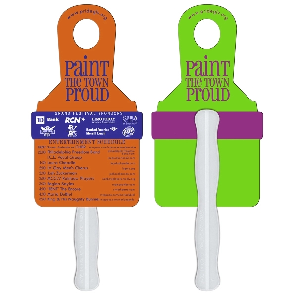 Paint brush shape digital econo fan with wooden stick.... from ASI 67620 Lion Circle Corp / Lion/Circle