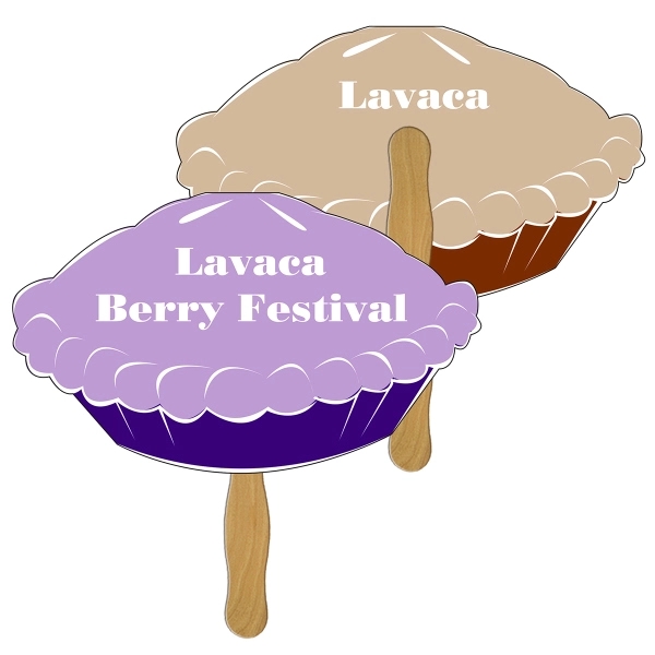 Pie shaped digital economy fans with double sided film lamination.... from ASI 67620 Lion Circle Corp / Lion/Circle