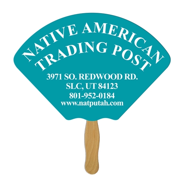 Shell shape digital econo fan with wooden stick.... from ASI 67620 Lion Circle Corp / Lion/Circle