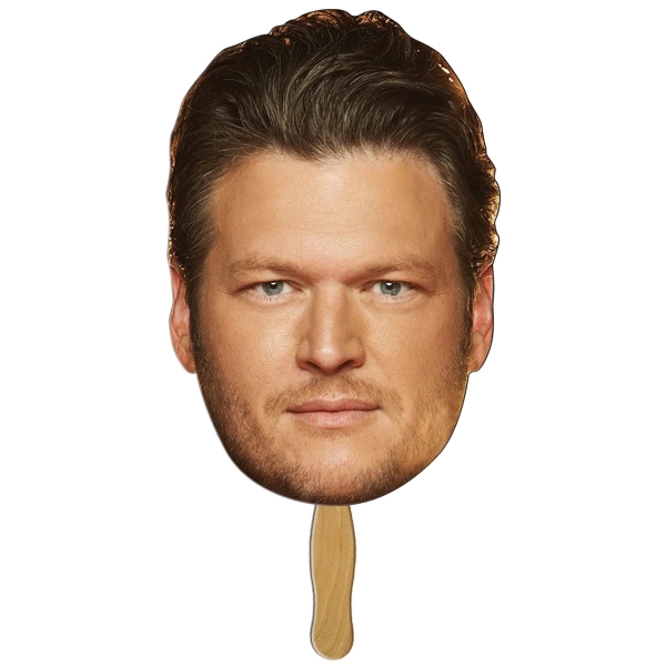 Custom shape fan with 8" stick.... from ASI 67620 Lion Circle Corp / Lion/Circle