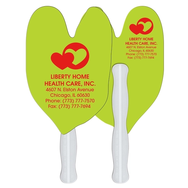 Caladium leaf shape fast fan with wooden stick.... from ASI 67620 Lion Circle Corp / Lion/Circle