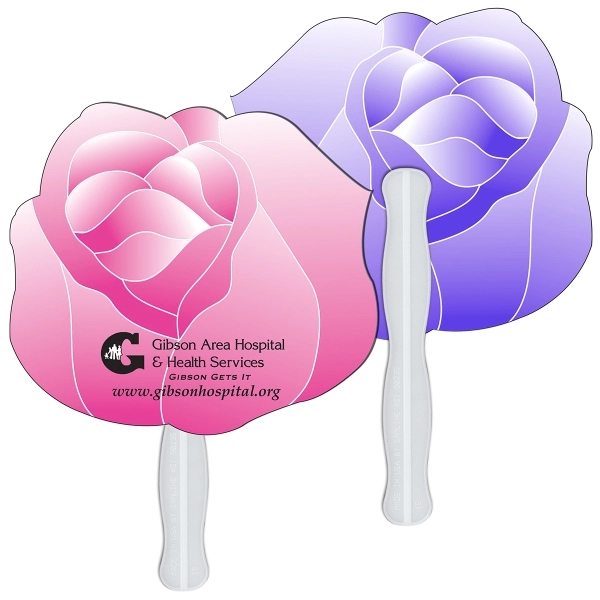 Flower shape fast fan with wooden stick.... from ASI 67620 Lion Circle Corp / Lion/Circle