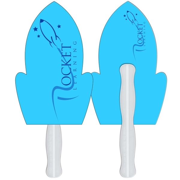 Rocket shape fast fan with wooden stick.... from ASI 67620 Lion Circle Corp / Lion/Circle