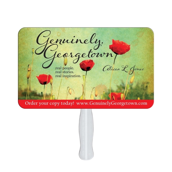 Rectangle shaped fast fans made from high density 22, pt thickness... from ASI 67620 Lion Circle Corp / Lion/Circle