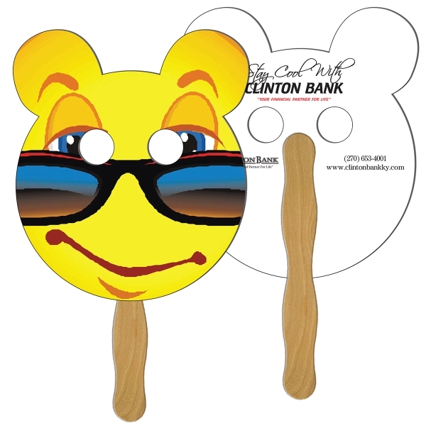 Panda bear shape fast fan with wooden stick.... from ASI 67620 Lion Circle Corp / Lion/Circle