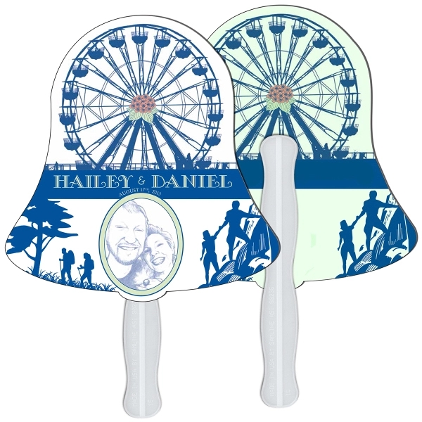 Bell shape fast fan with wooden stick.... from ASI 67620 Lion Circle Corp / Lion/Circle
