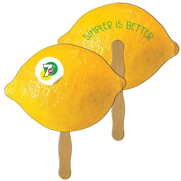 Lemon/lime shape fast fan with wooden stick.... from ASI 67620 Lion Circle Corp / Lion/Circle