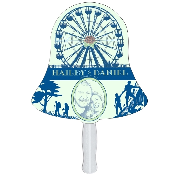 Bell shape fast fan with wooden stick.... from ASI 67620 Lion Circle Corp / Lion/Circle