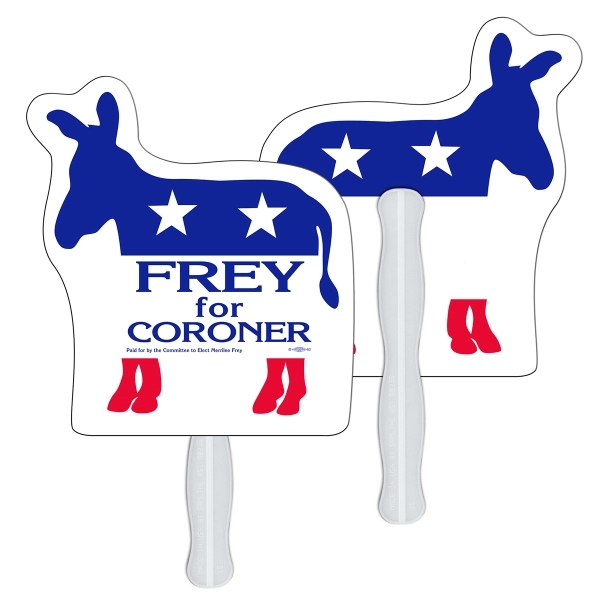 Donkey shape fast fan with wooden stick.... from ASI 67620 Lion Circle Corp / Lion/Circle