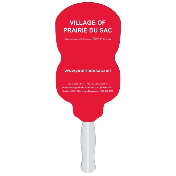 Neon light bulb shape fast fan with wooden stick.... from ASI 67620 Lion Circle Corp / Lion/Circle