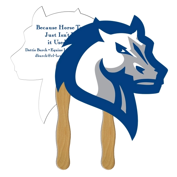 Horse head shape fast fan with wooden stick, high density 22... from ASI 67620 Lion Circle Corp / Lion/Circle