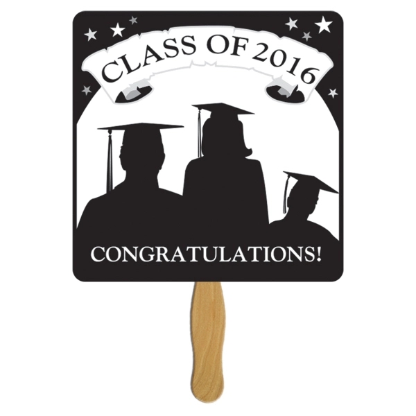 Graduation fan made of high density paper board.... from ASI 67620 Lion Circle Corp / Lion/Circle