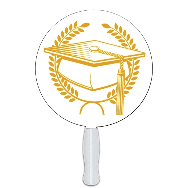 Circle graduation fan made of high density paper board.... from ASI 67620 Lion Circle Corp / Lion/Circle