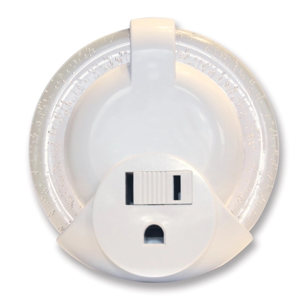 Night light that glows white with clear sparkle lens with a... from ASI 54040 Fey Promo / Mi Line by Fey